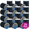 Multipack of 24 - Coats Dual Duty All-Purpose Thread 400yd-Black